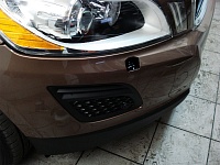 Оклейка агрессивной зоны полиуретановой пленкой вырезанной шаблонами под конкретную модель авто. Volvo XC60