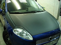 Fiat Punto 3D Carbon пороги, крыша, капот