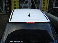 Оклейка белой виниловой пленкой Peugeot 307