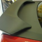 SUBARU IMPREZA капот, крыша, багажник и спойлер приобрели эффект карбона с использованием виниловой пленки произведенной компанией 3М