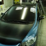 Панорамная крыша и 3D carbon на капот. Honda Civic 4D.